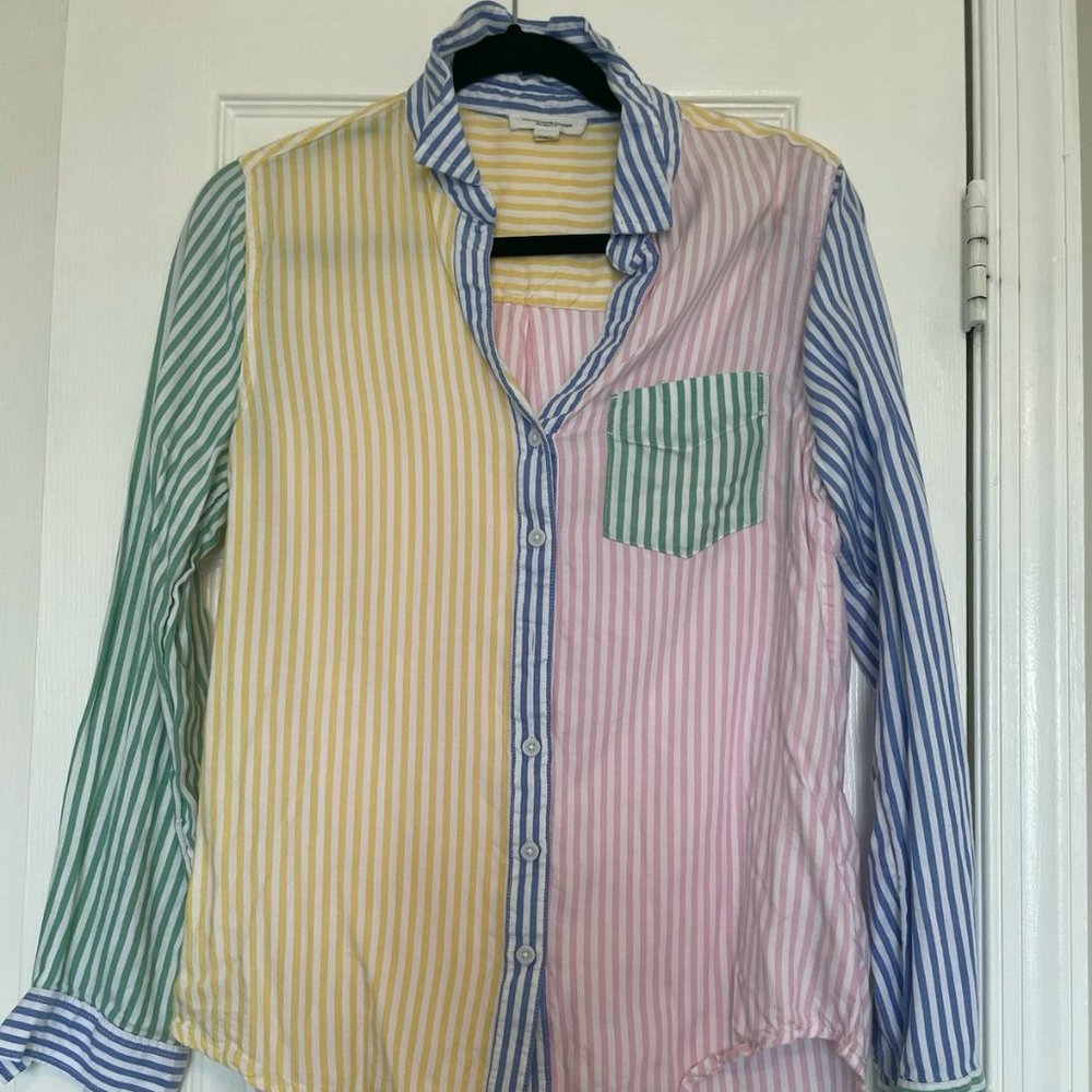 Beach Lunch Lounge Relaxed Long Sleeve Button Down